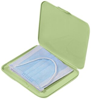Mode Masker Cover Tas Draagbare Facemask Houder Gezichtsmasker Opbergdoos Case Besparen Masker Dozen Caja Para Guardar Mascarillas #5T2 groen