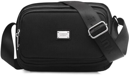 Mode Meisjes Kleine Messenger Bag Vrouwen Cross Body Bags Nylon Koppeling Purse Handtas Vrouw Casual Reizen Schoudertas Sac Een belangrijkste zwart