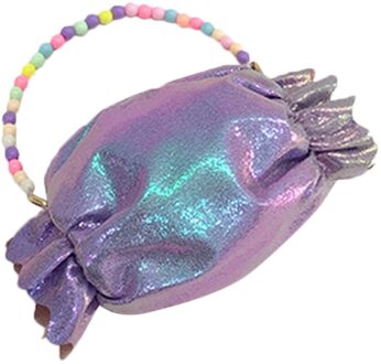 Mode Meisjes Kleine Schoudertas Meisje Taille Bag Kids Solid Tassel Handtas Baby Zomer Zakken Paars