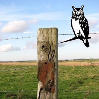 Mode Metalen Boom Yard Art Boom Uil Animal Art Tuin Rvs Art Metalen Vogel Huis Tuin Decoratie verkoop # W5