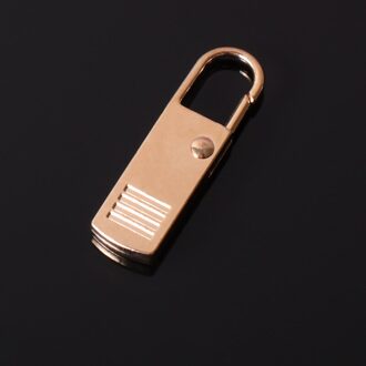 Mode Metalen Rits Hoofd Ritsen Lightning Purse Reparatie Kits Pull Voor Slider Diy Naaien Craft Naaien Kits Metal Zip HYX-09 goud groot