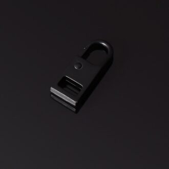 Mode Metalen Rits Hoofd Ritsen Lightning Purse Reparatie Kits Pull Voor Slider Diy Naaien Craft Naaien Kits Metal Zip HYX-09 zwart klein