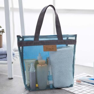 Mode Multifunctionele Mesh Strandtas Reizen Proable Waszak Cosmetische Zak Sport Zwemmen Kleding Opslag Handtas SPT4785LB