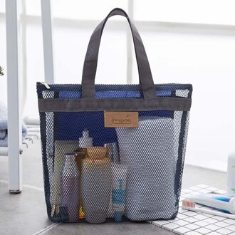 Mode Multifunctionele Mesh Strandtas Reizen Proable Waszak Cosmetische Zak Sport Zwemmen Kleding Opslag Handtas SPT4785NV