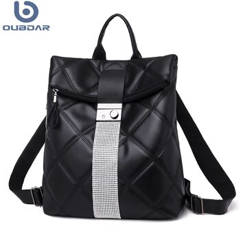 Mode Multifunctionele Rugzak Vrouwen Plaid Lederen Rugzak Dame Kleine Rugzak Boekentas Voor Meisjes Sac Een Doc wijn rood