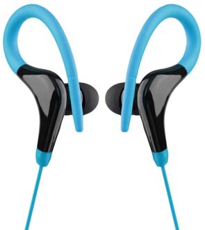 Mode Oorhaak Sport Running Hoofdtelefoon KY-010 Running Stereo Bass Music Headset Voor Vele Mobiele Telefoon Oortelefoon blauw
