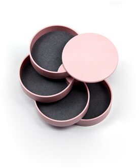 Mode Opbergdozen Vrouwen Sieraden Opbergdoos 4-Layer Draaibaar Sieraden Doos Met Deksel Make Organisatoren Handige Opbergdoos C