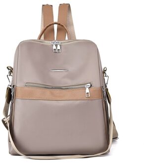 Mode Oxford Doek Rugzak Vrouwen Waterdichte Schooltas Casual Tiener Meisje Schoudertassen Vrouwelijke Rugzak Vrouwelijke Rugzak khaki