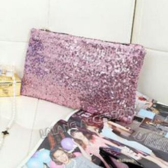 Mode Pailletten Handtas Vrouwen Feestavond Envelop Clutch Bags Purse Koppelingen Portemonnee Bolsa Feminina 671752 roze