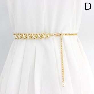 Mode Parel Riem Ketting Vrouwen Elegante Kralen Jurk Decoratieve Riemen Voor Vrouwen Dunne Tailleband Dames Kleding Accessoires