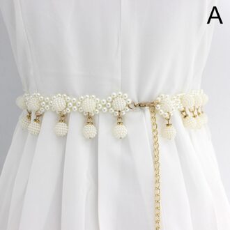 Mode Parel Riem Ketting Vrouwen Elegante Kralen Jurk Decoratieve Riemen Voor Vrouwen Dunne Tailleband Dames Kleding Accessoires