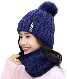 Mode Plus Fluwelen Gebreide Handschoen Sets Herfst En Winter Verdikking Sjaal Om Warm EEN Paar Mensen Gebreide Wol cap Set