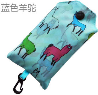 Mode Pocket Vierkante Boodschappentas Milieuvriendelijke Opvouwbare Herbruikbare Draagbare Schouder Handtas Reizen Boodschappentassen camouflage