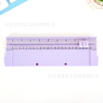 Mode Populaire A4/A5 Precisie Papier Foto Trimmers Cutter Scrapbook Trimmer Lichtgewicht Snijden Mat Machine paars