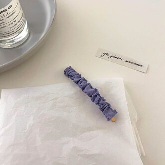 Mode Rimpels Stof Haar Clip Haarspelden Metal Side Haar Haarspeldjes Voor Vrouwen Meisjes Haar Styling Tools paars