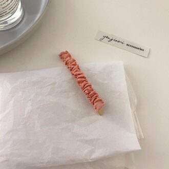 Mode Rimpels Stof Haar Clip Haarspelden Metal Side Haar Haarspeldjes Voor Vrouwen Meisjes Haar Styling Tools roze