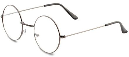 Mode Ronde Bril Vrouwen Mannen Vintage Klassieke Metalen Platte Spiegel Optische Bril Frame Unisex Vision Care Brillen 2