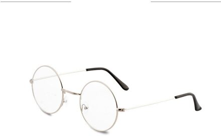 Mode Ronde Bril Vrouwen Mannen Vintage Klassieke Metalen Platte Spiegel Optische Bril Frame Unisex Vision Care Brillen 3