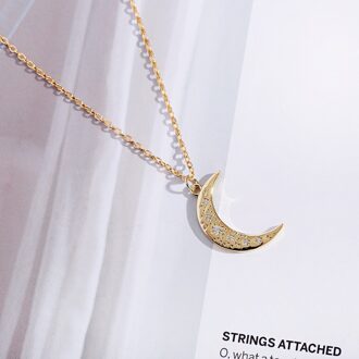 Mode Rood Hart Ketting Gouden Lange Ketting Choker Koper Charm Maan Choker Party Kettingen Sieraden Voor Vrouwen stijl 4