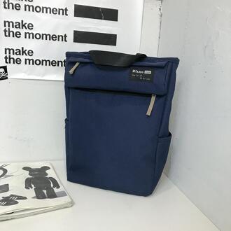 Mode Rugzak Oxford Unisex Rugzak Grote Capaciteit Rugzak Schooltas Tiener 15.6 Inch Laptop Rugzak Mochilas Vrouwelijke blauw