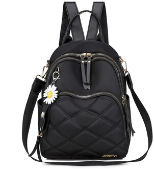 Mode Rugzak Vrouwen Oxford Doek Schoudertas Schooltassen Voor Tienermeisjes Licht Dames Reizen Rugzak Mochila Feminina zwart