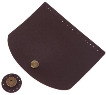 Mode Schoudertas Flap Cover Vervanging Voor Vrouwen Handtas Diy Accessoires diep koffie