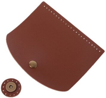 Mode Schoudertas Flap Cover Vervanging Voor Vrouwen Handtas Diy Accessoires licht koffie