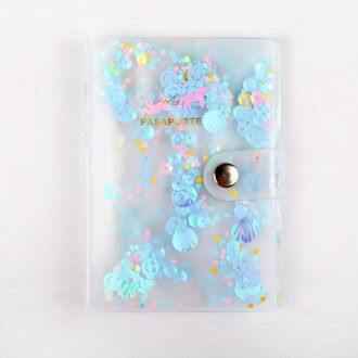 Mode Sequin Paspoort Covers Travel Accessoires ID Bank Credit Card Zak Paspoort Business Houder Mannen Vrouwen PVC Wallet Case 1