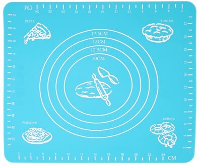 Mode Siliconen Cake Deeg Gebak Fondant Rolling Cutting Mat Bakken Pad Baker Tool