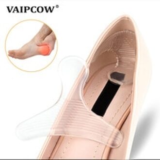 Mode Siliconen Gel Hoge Hak Grip Schoen Binnenzool Pad Foot Protector Kussen Gel transparant