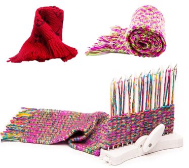 Mode Sjaal Breien Machine Breien Weefgetouw Diy Craft Wol Garen Geweven Knit Tool Kinderen Educatief Speelgoed Kerstcadeaus