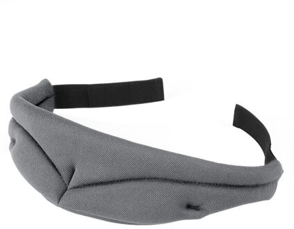 Mode Slaap Masker Rest Travel Relax Slapen oogmasker Aid Eyeshade Blindfold Draagbare Soft Cover Eye Patch band Voor mannen vrouwen grijs