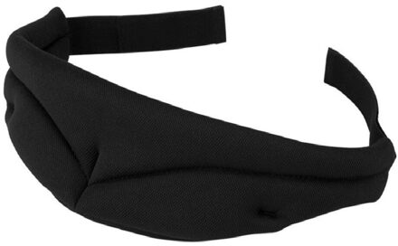 Mode Slaap Masker Rest Travel Relax Slapen oogmasker Aid Eyeshade Blindfold Draagbare Soft Cover Eye Patch band Voor mannen vrouwen zwart