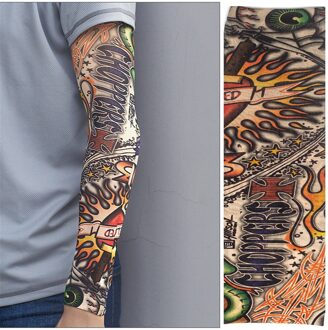 Mode Sport 1Pc Mouw Zon Uv-bescherming Stretch Arm Cover Fietsen Rijden Rijden Wandelen Arm Mouwen Armband Sportief dragen