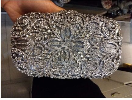 Mode Strass Clutch Kristal Koppelingen Luxe Vrouwen Avondtasje Clutch Partij Handtassen Prom as pictures 1