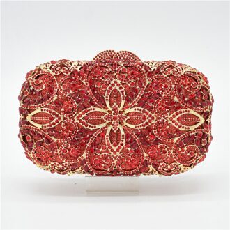 Mode Strass Clutch Kristal Koppelingen Luxe Vrouwen Avondtasje Clutch Partij Handtassen Prom as pictures 6