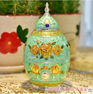 Mode tandenstokers buis multifunctionele creatieve automatische draagbare Europese legering tandenstokers kan tandenstoker box 15*8 CM 04