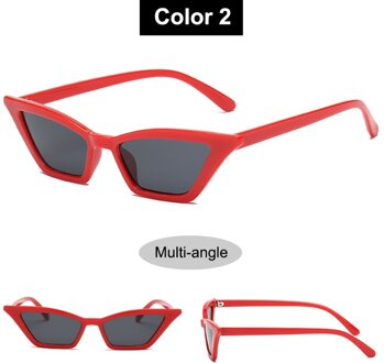 Mode Thee Gradiënt Zonnebril Vrouwen Oceaan Water Cut Getrimd Lens Metalen Gebogen Tempels Zonnebril Vrouwelijke UV400 kleur 2