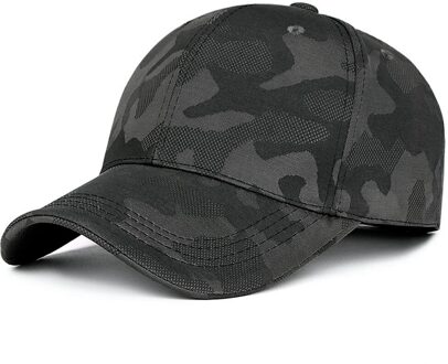 Mode Verstelbare Unisex Leger Camouflage Camo Baseball Cap Mannen Vrouwen Casual Snapbackhiphop Hoed Bone groen
