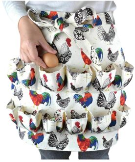 Mode Verzamelen Schort Zakken Houdt Kip Boerderij Thuis Schort Kirchen Accessoires Bakken Koken Vrouwen Keuken Schort