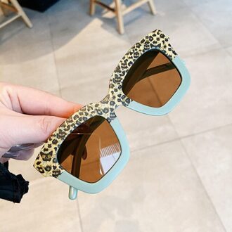 Mode Vierkante Kids Zonnebril Kinderen Zonnebril Jongens Meisjes Brillen Baby Brillen Buiten Goggles F