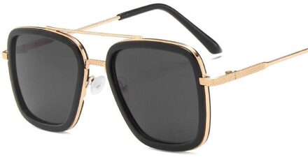 Mode Vierkante Kind Zonnebril Jongen Meisje Metalen Dubbele Balk Zonnebril Gradiënt Lens Brillen UV400 5