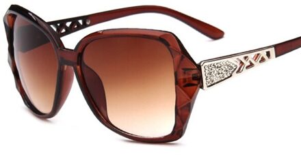 Mode Vierkante Zonnebril Vrouwen Luxe Grote Paarse Zonnebril Vrouwelijke Spiegel Shades Dames UV400 C2