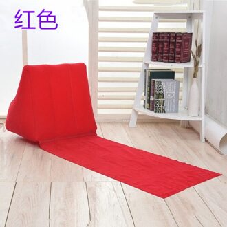 Mode Vorm Outdoor Reizen Opblaasbare Strand Ligstoel Mat Met Driehoek Kussen Draagbare Vouwen Enkele Mat Tuinmeubelen 1