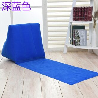 Mode Vorm Outdoor Reizen Opblaasbare Strand Ligstoel Mat Met Driehoek Kussen Draagbare Vouwen Enkele Mat Tuinmeubelen 6