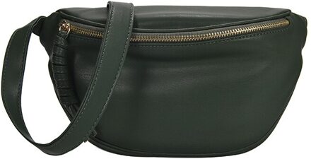 Mode Vrouwen Heuptas Fanny Pack Grote Capaciteit Crossbody Borst Tassen Banaan Pack Pu Lederen Dames Riem Tas Taille Verpakking groen waist zak