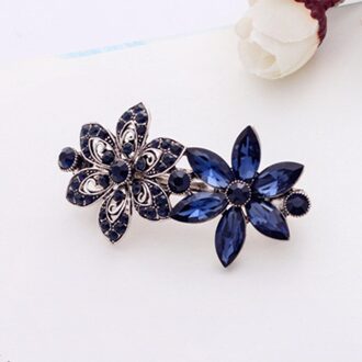 Mode Vrouwen Kristallen Vlinder Haarspeld Vintage Rhinestone Flower Hair Pin Baret Haar Clip Haar Styling Accessoires 03