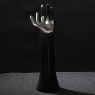 Mode Vrouwen Mannequin Hand Arm Display Base Vrouwelijke Handschoenen Ringen Horloges Ketting Armband Sieraden Model Stand Black