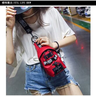 Mode Vrouwen Meisjes Brief Taille Packs Bum Bag Reizen Riem Taille Zakken Fanny Pack Festival Portemonnee Taille Pouch Rood