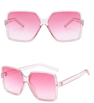 Mode Vrouwen Oversize Zonnebril Gradient Plastic Vrouwelijke Zonnebril Uv400 3